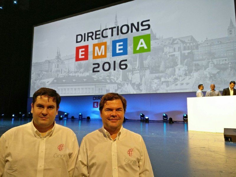 Goom en Directions EMEA 2016 en Praga.