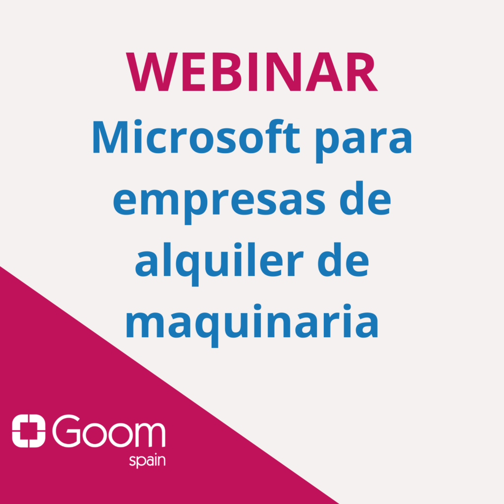 Microsoft para empresas de alquiler de maquinaria