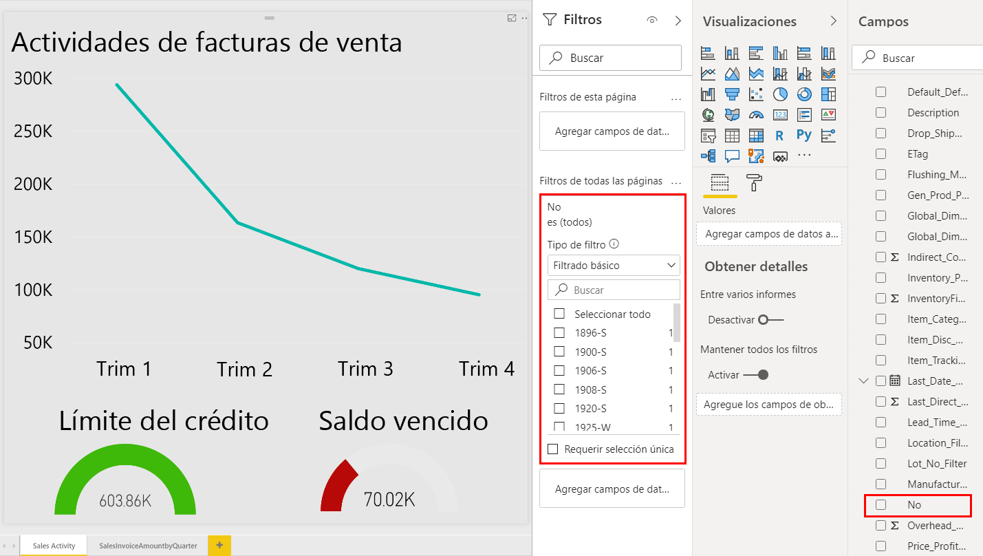 Cómo crear un informe rápido en Business Central con Power BI