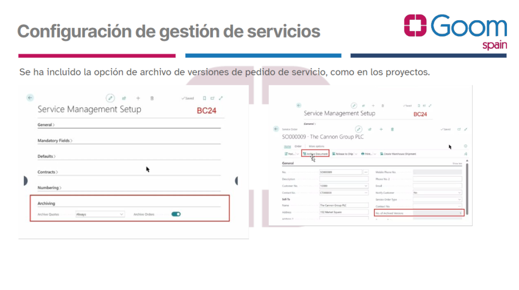 webinar novedades bsuiness central goom spain